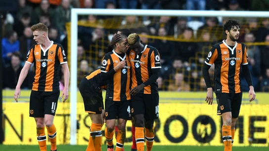 El Hull City celebra un gol El Hull City celebra un gol