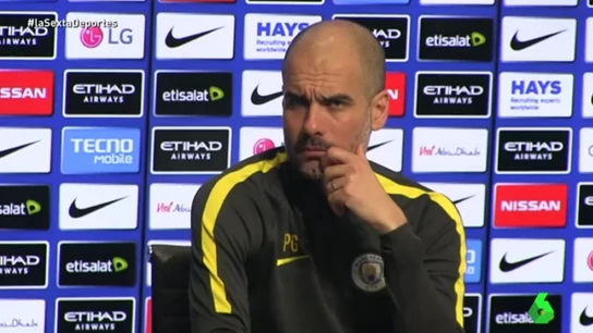 Pep Guardiola, entrenador del City Pep Guardiola, entrenador del City