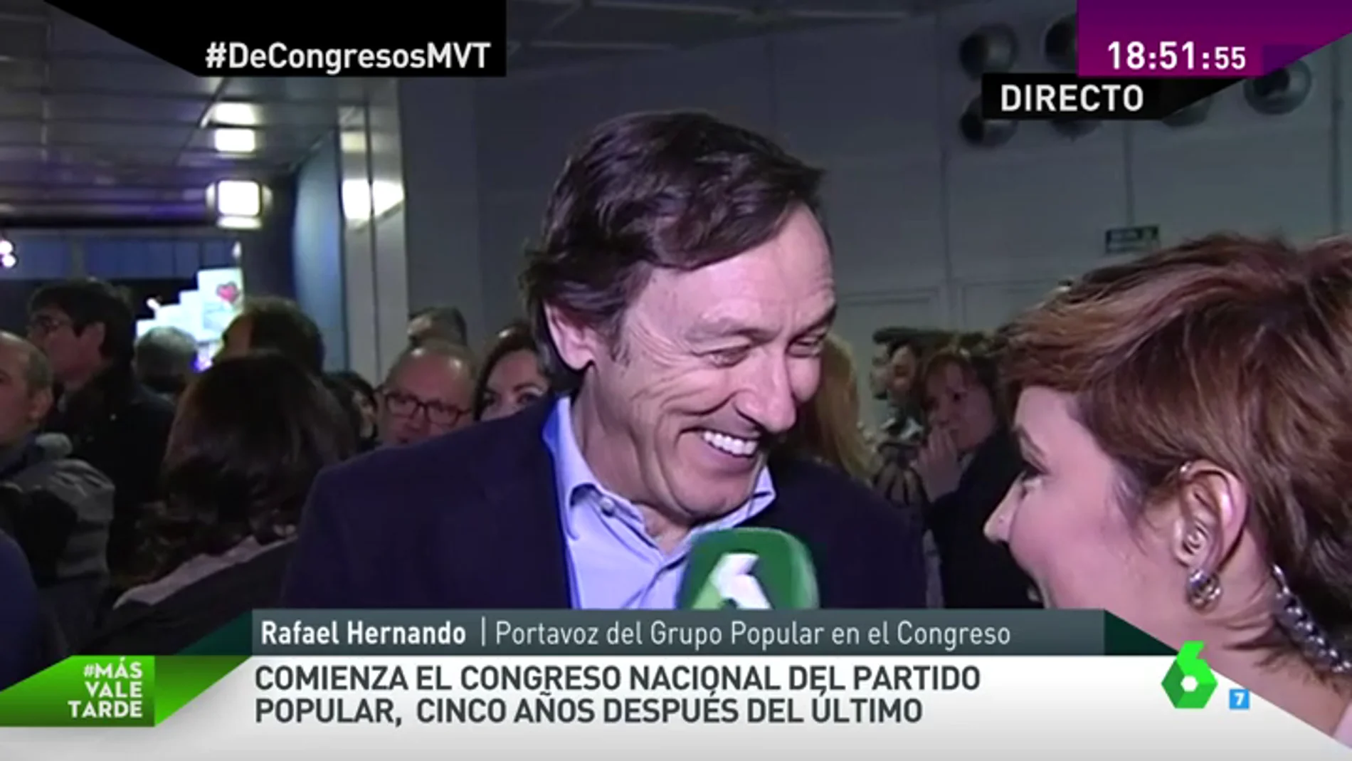 Frame 44.481125 de: Rafael Hernando: "Me preocupa Errejón, creo que seguirá en el partido pero los comunistas son como son"
