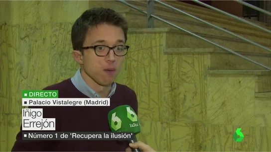 Frame 33.846705 de: Íñigo Errejón: "Hace falta un Podemos que se abra; un partido de mayorías y no solo de protesta" Frame 33.846705 de: Íñigo Errejón: "Hace falta un Podemos que se abra; un partido de mayorías y no solo de protesta"