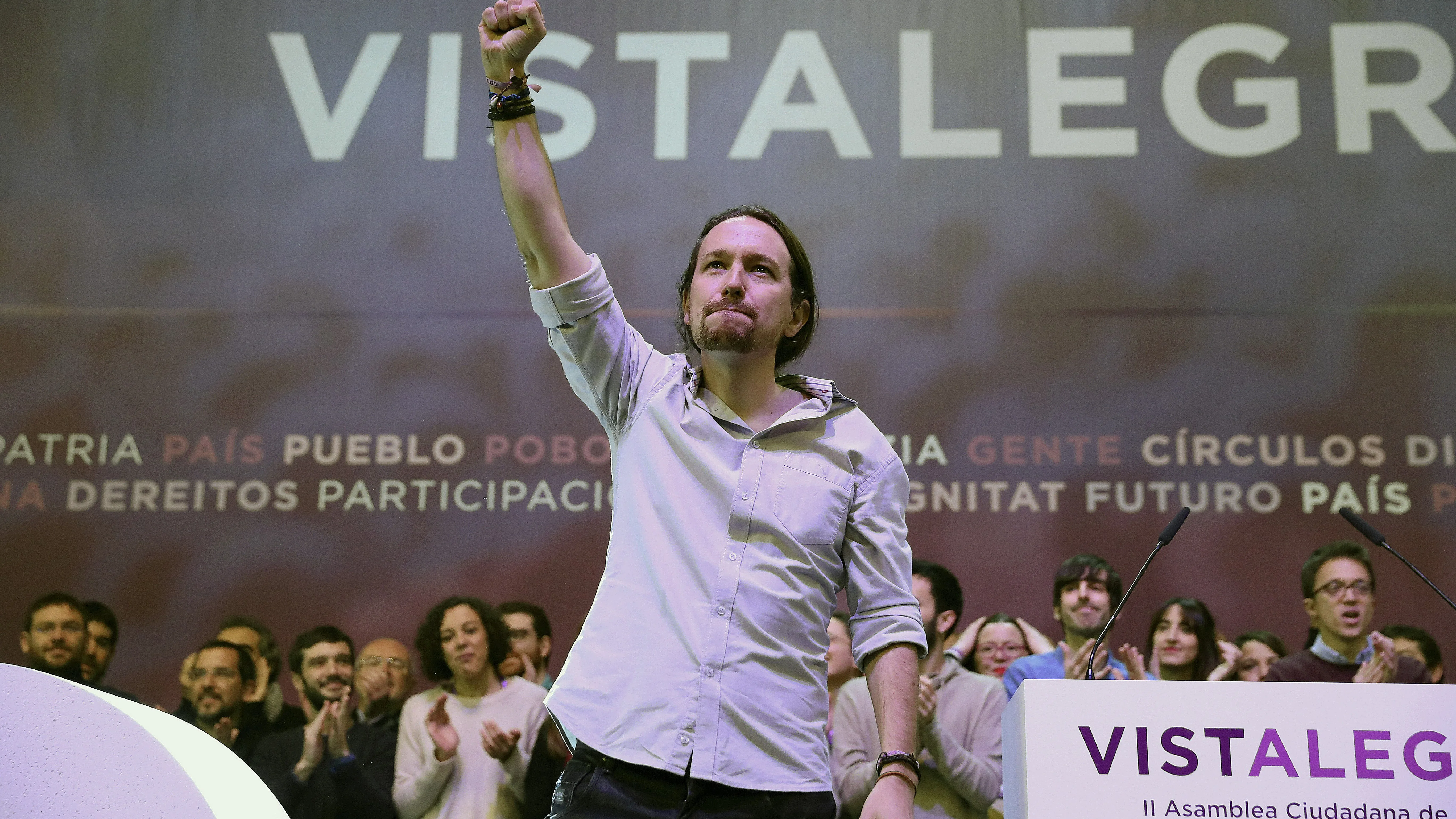 Pablo Iglesias, en Vistalegre Pablo Iglesias, en Vistalegre