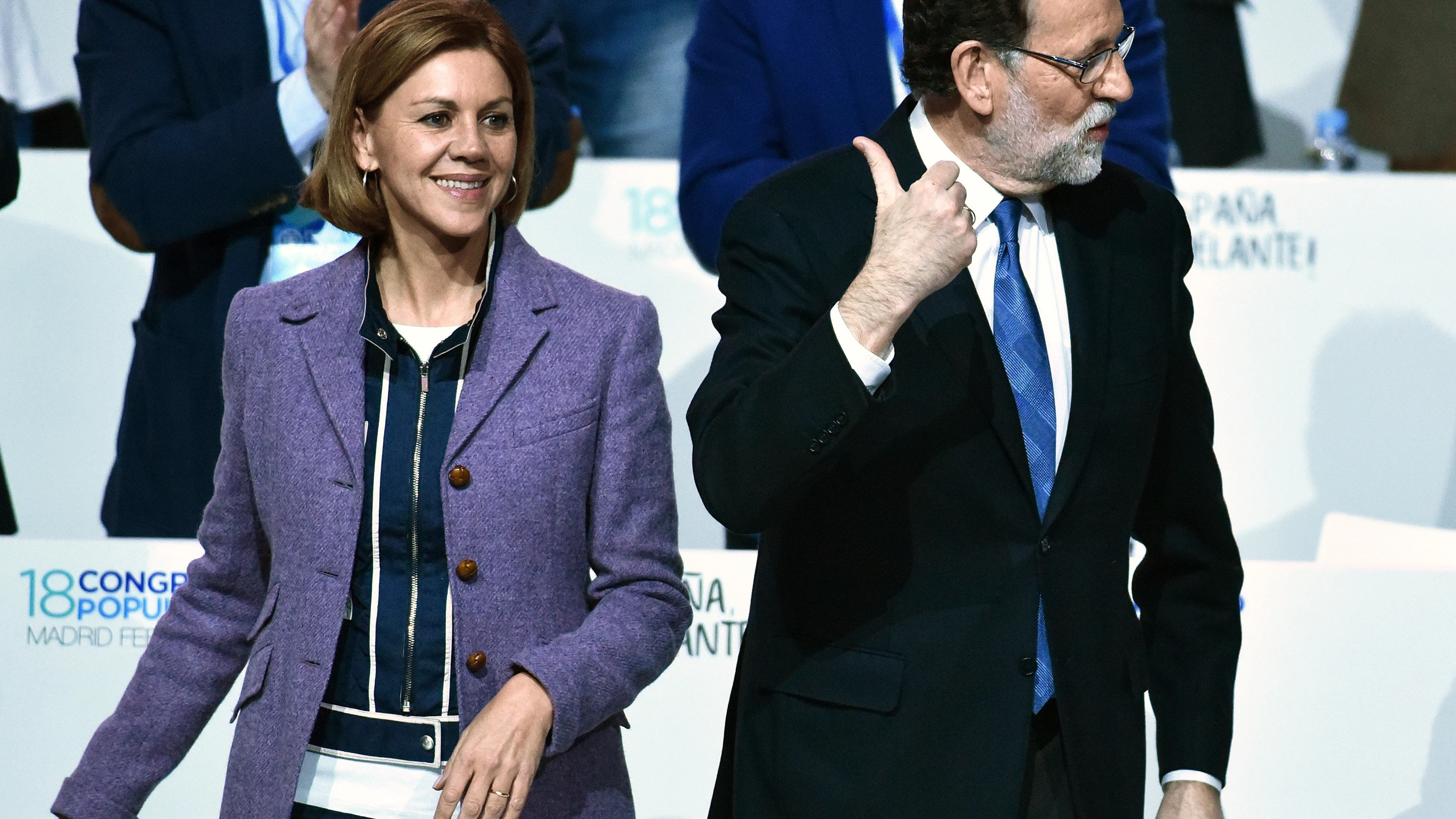 María Dolores de Cospedal y Mariano Rajoy