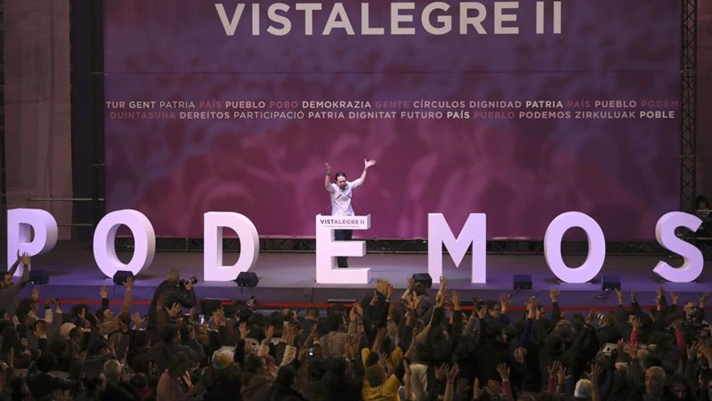 Pablo Iglesias en Vistalegre II