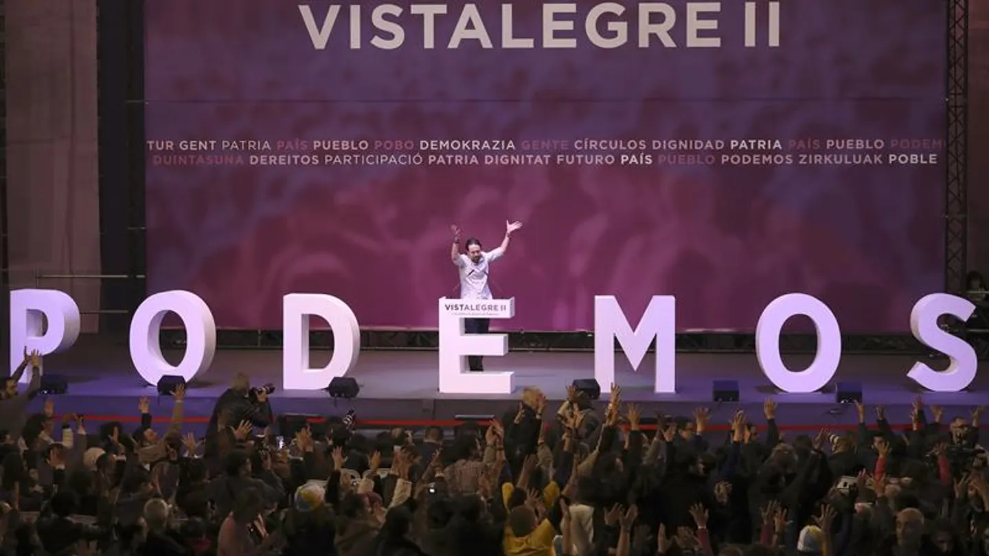 Pablo Iglesias en Vistalegre II Pablo Iglesias en Vistalegre II