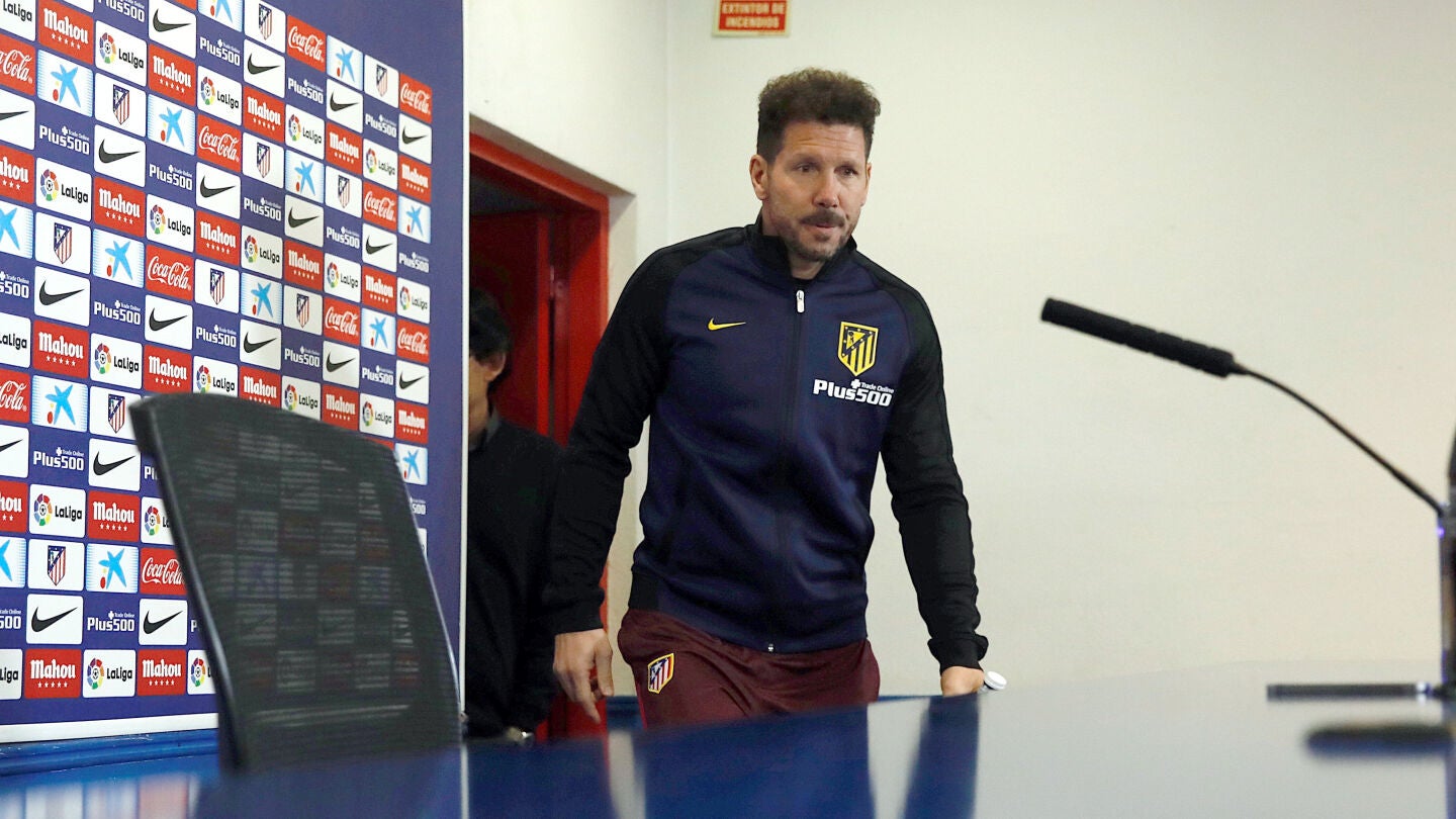 Simeone en rueda de prensa