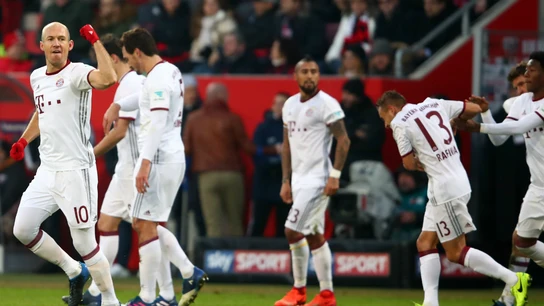 El Bayern celebra un gol El Bayern celebra un gol