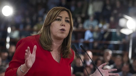 Susana Díaz Susana Díaz en un macroacto en Madrid