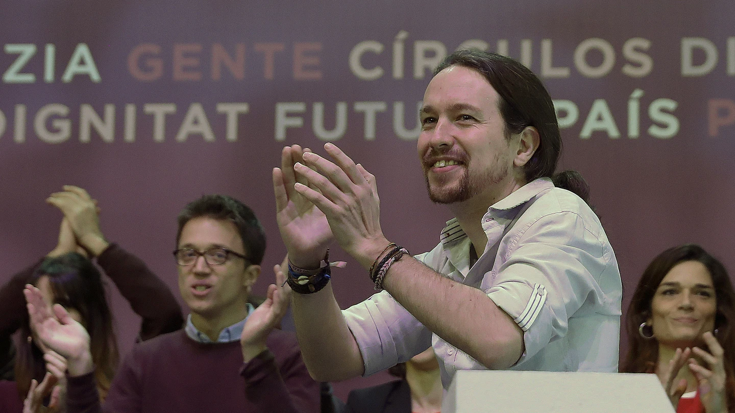 Iglesias y Errejón en Vistalegre II Iglesias y Errejón en Vistalegre II