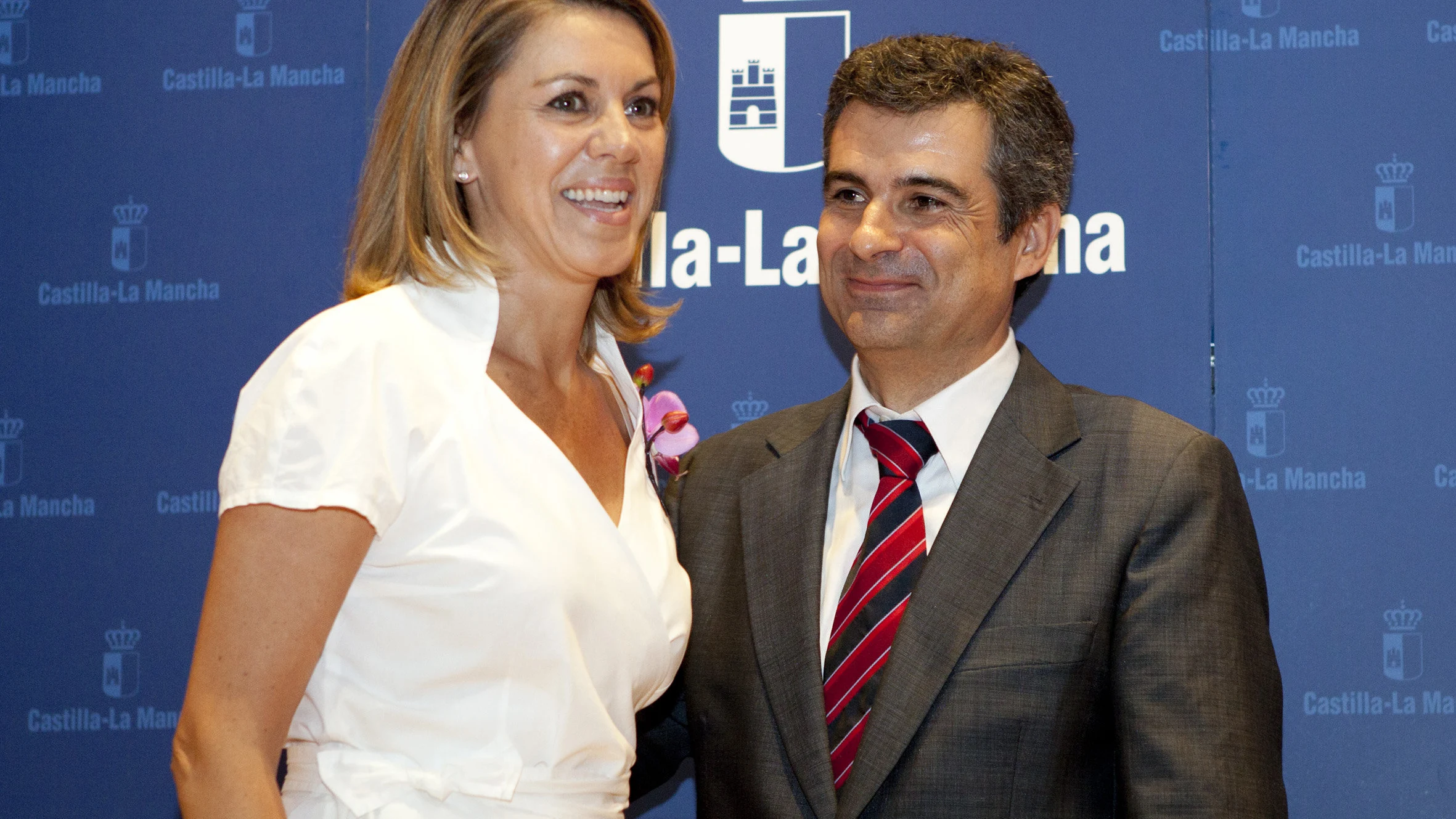 Rogelio Pardo junto a María Dolores de Cospedal