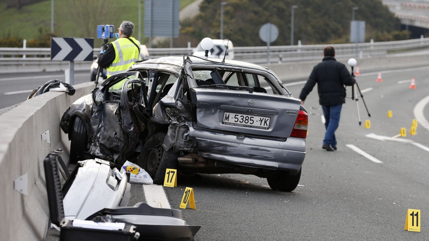 Accidente de tr&aacute;fico en Guip&uacute;zcoa