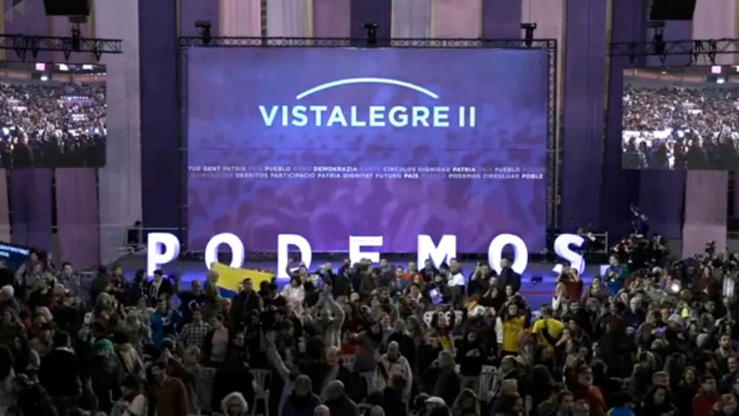 Todo listo en Vistalegre II Todo listo en Vistalegre II