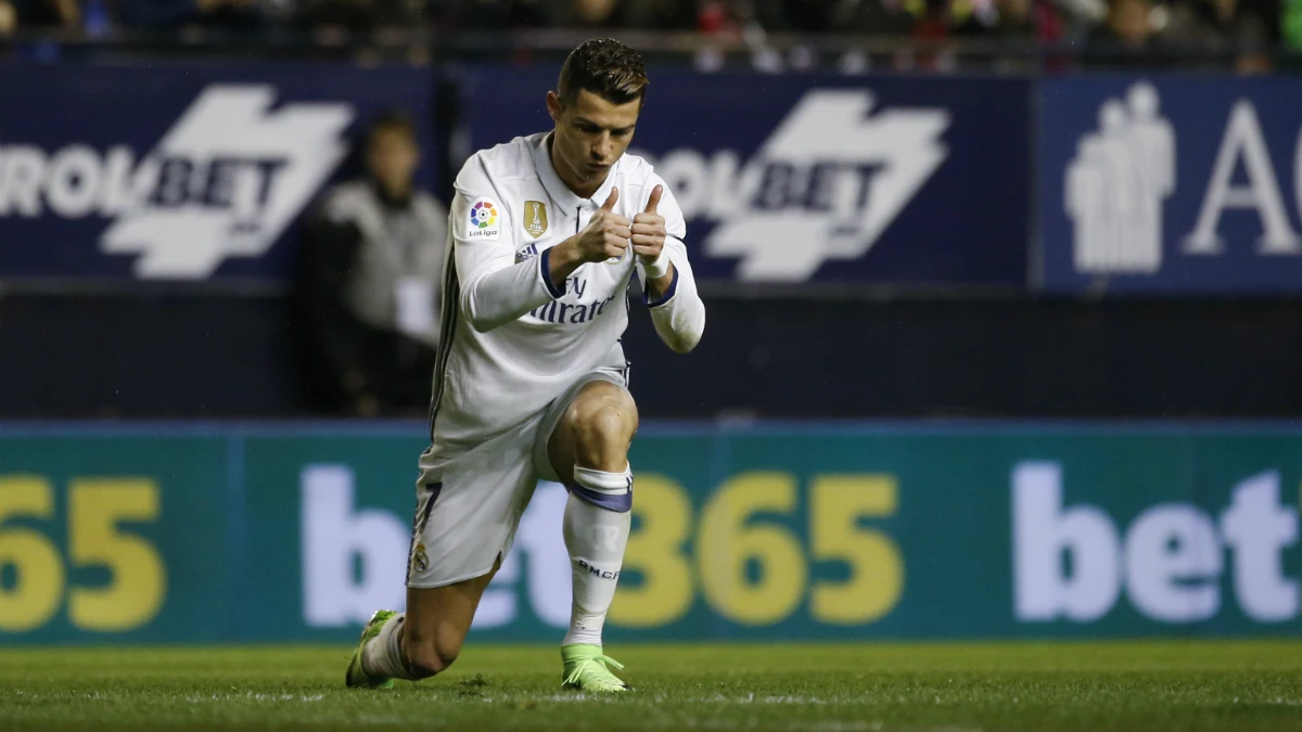 Cristiano celebra un gol