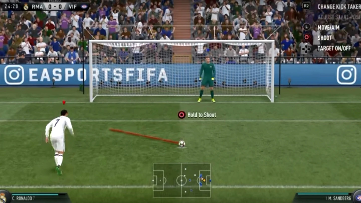 Penalti indirecto en el FIFA 17 Penalti indirecto en el FIFA 17