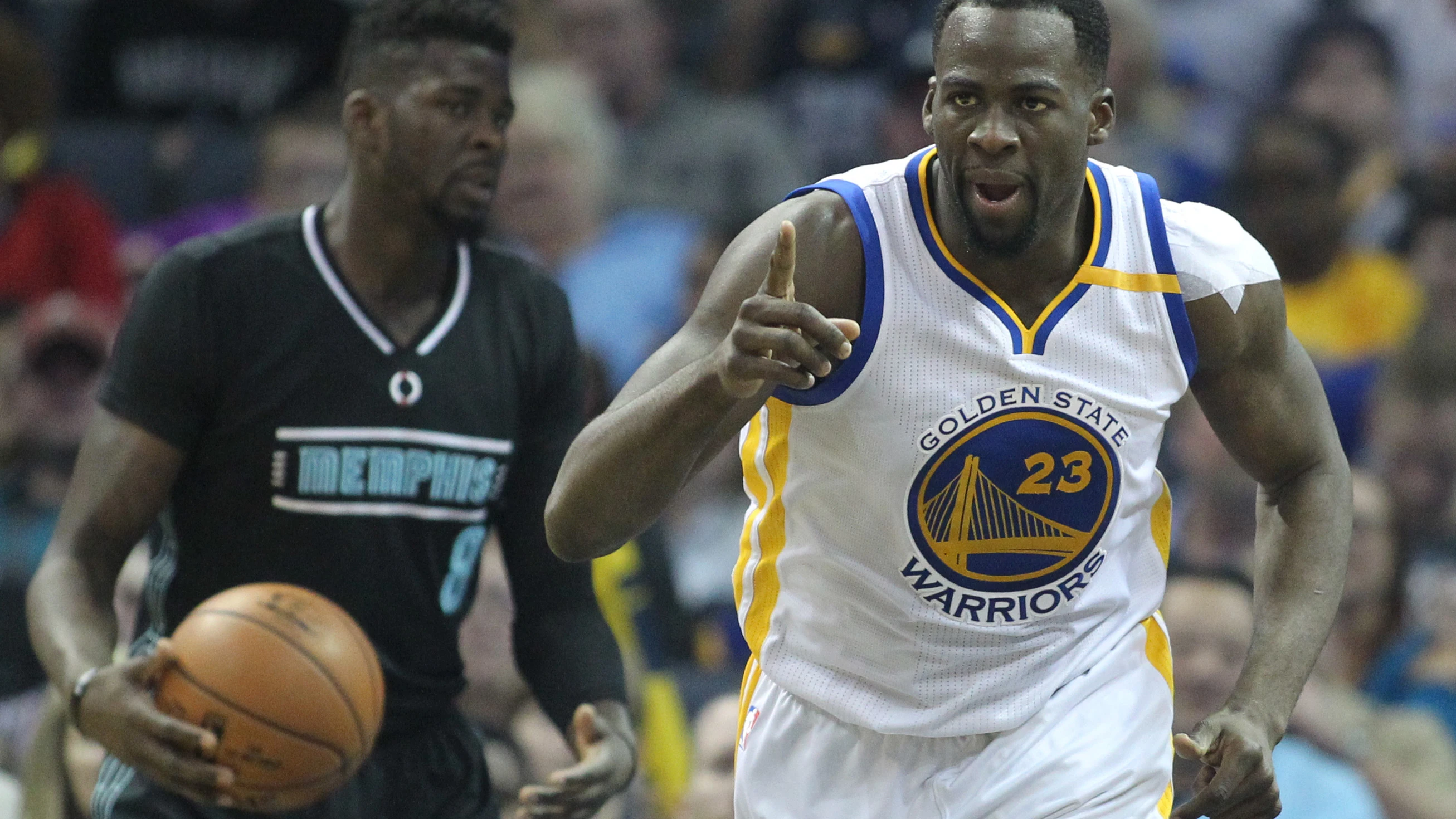 Draymond Green, durante el partido contra los Grizzlies Draymond Green, durante el partido contra los Grizzlies