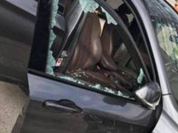 Así acabó el coche en el que viajaba Luca Toni Así acabó el coche en el que viajaba Luca Toni