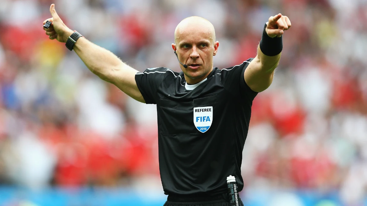 Marciniak, en un partido Marciniak, en un partido