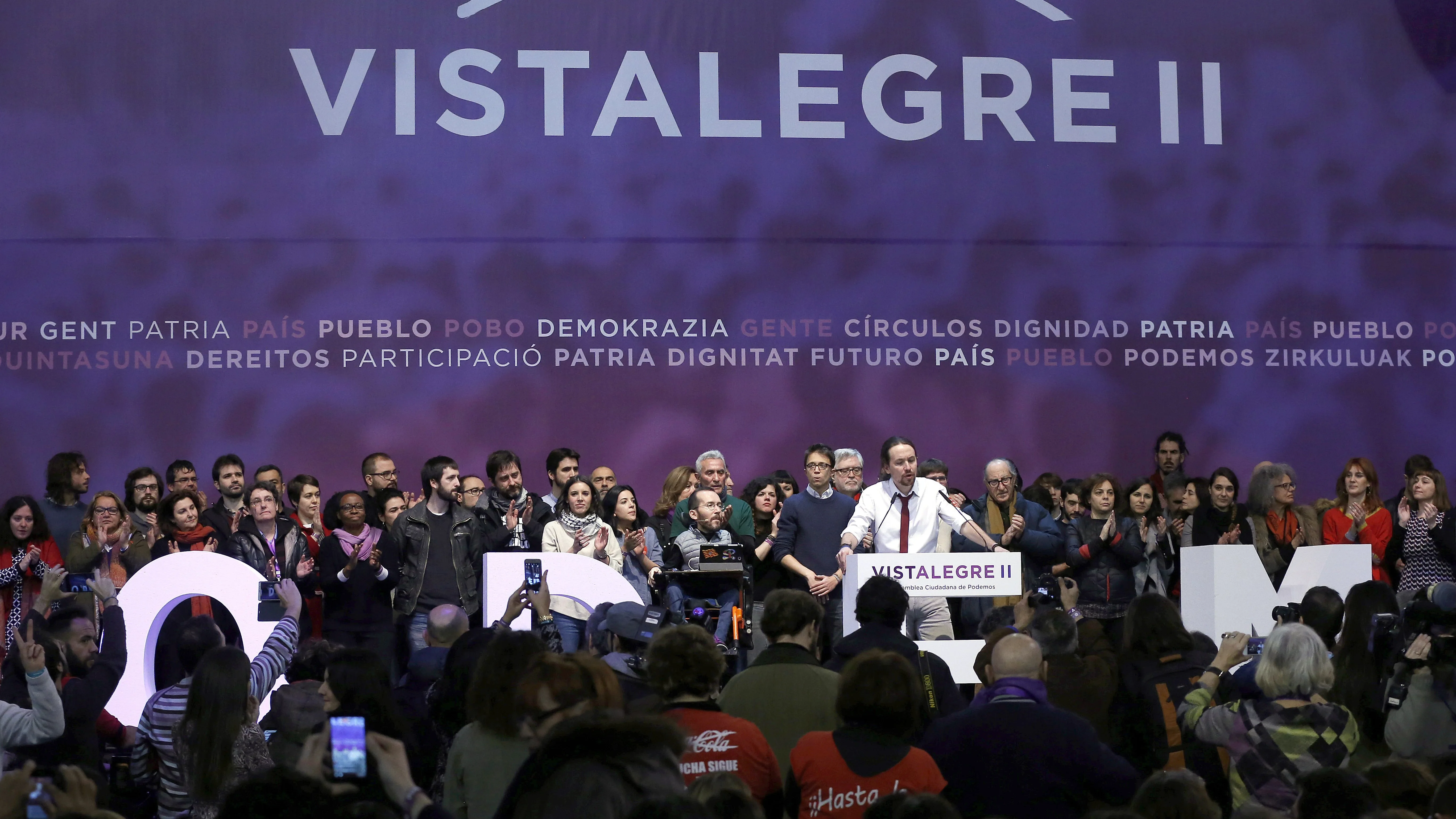 El consejo ciudadano de Podemos, en Vistalegre II (Archivo)