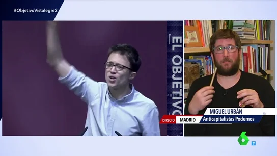Frame 104.65771 de: Miguel Urbán, sobre el futuro de Podemos: "No podemos prescindir absolutamente de nadie, incluido Errejón" Frame 104.65771 de: Miguel Urbán, sobre el futuro de Podemos: "No podemos prescindir absolutamente de nadie, incluido Errejón"