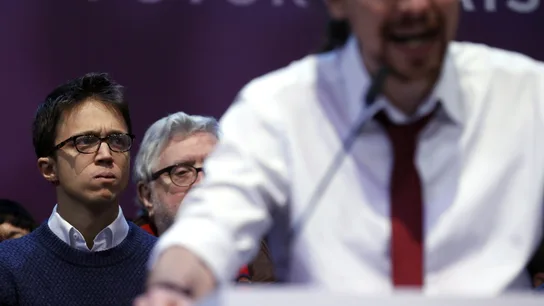 Íñigo Errejón, número dos de Podemos, en Vistalegre II Íñigo Errejón, número dos de Podemos, en Vistalegre II