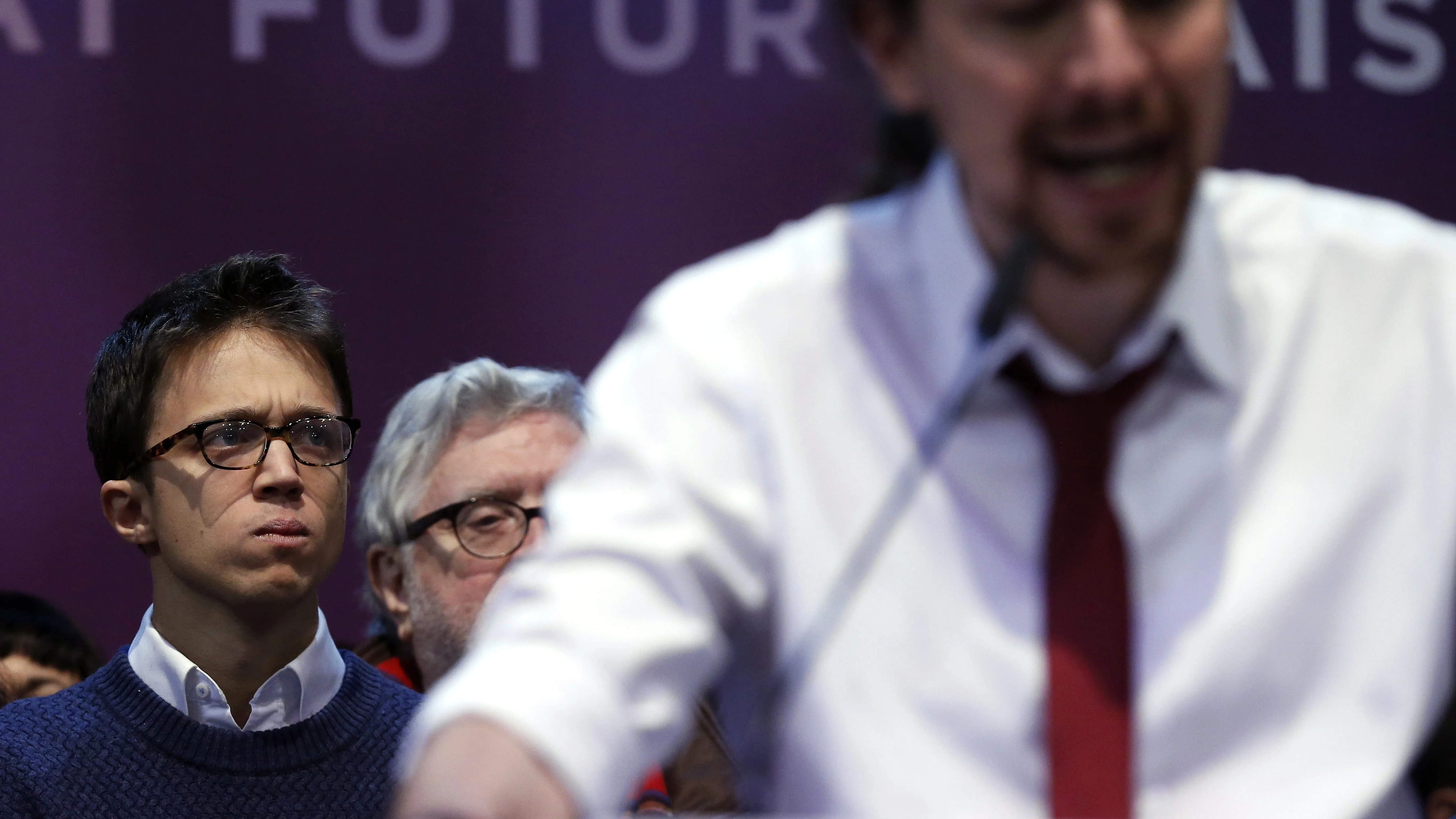 Íñigo Errejón, número dos de Podemos, en Vistalegre II Íñigo Errejón, número dos de Podemos, en Vistalegre II