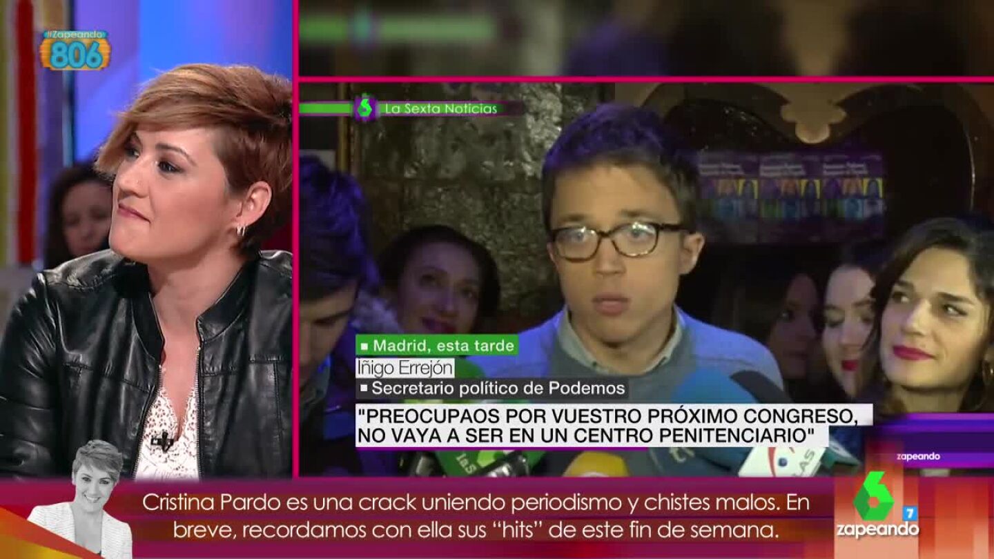 Cristina Pardo, en Zapeando