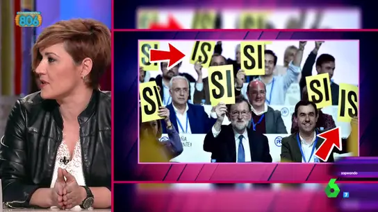 Cristina Pardo critica el sistema de votación del PP Cristina Pardo critica el sistema de votación del PP
