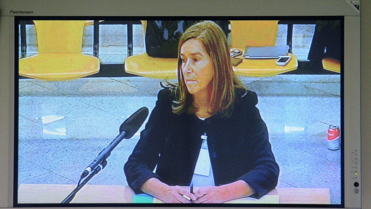 Ana Mato en el juicio de la G&uuml;rtel