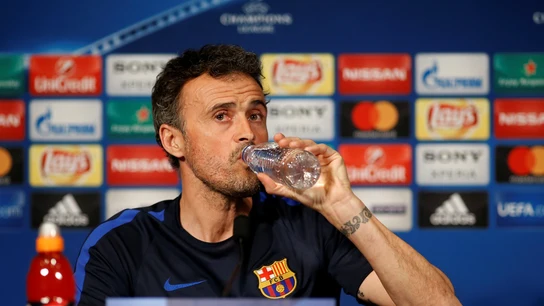 Luis Enrique, en rueda de prensa Luis Enrique, en rueda de prensa