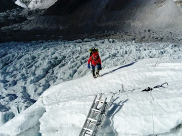 Alex Txikon en la subida al Everest Alex Txikon en la subida al Everest
