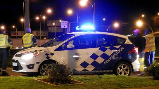 Vehículo de la Policía de Lugo Vehículo de la Policía de Lugo.