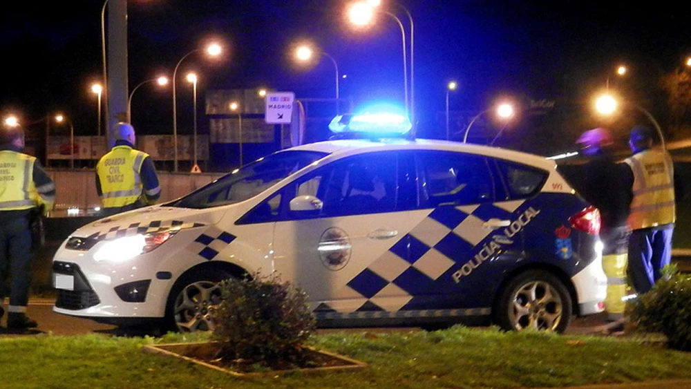 Vehículo de la Policía de Lugo.