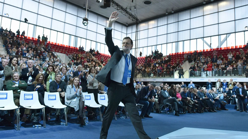 Mariano Rajoy en el Congreso del PP