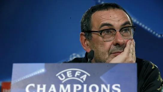 Maurizio Sarri en rueda de prensa Maurizio Sarri en rueda de prensa