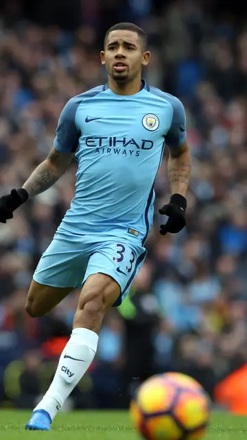 Gabriel Jesús en un partido con el Manchester City Gabriel Jesús en un partido con el Manchester City