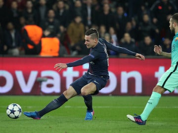 Draxler anota el 2-0 ante el Barcelona Draxler anota el 2-0 ante el Barcelona