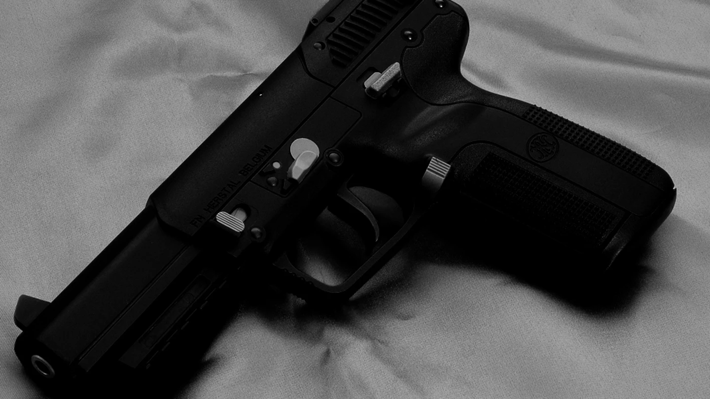 Imagen de archivo de una pistola Imagen de archivo de una pistola