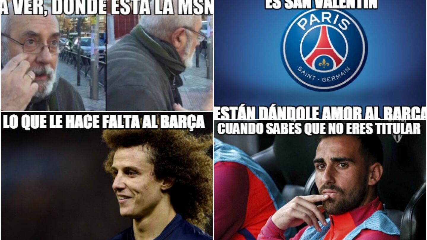 Los mejores memes del PSG-Bar&ccedil;a