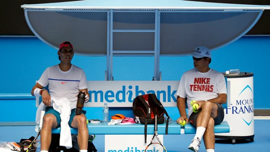 Toni Nadal, junto a Rafa Nadal Toni Nadal, junto a Rafa Nadal