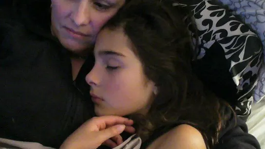 Cassidy con su madre Cassidy con su madre