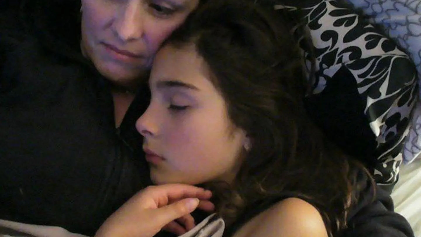 Cassidy con su madre Cassidy con su madre