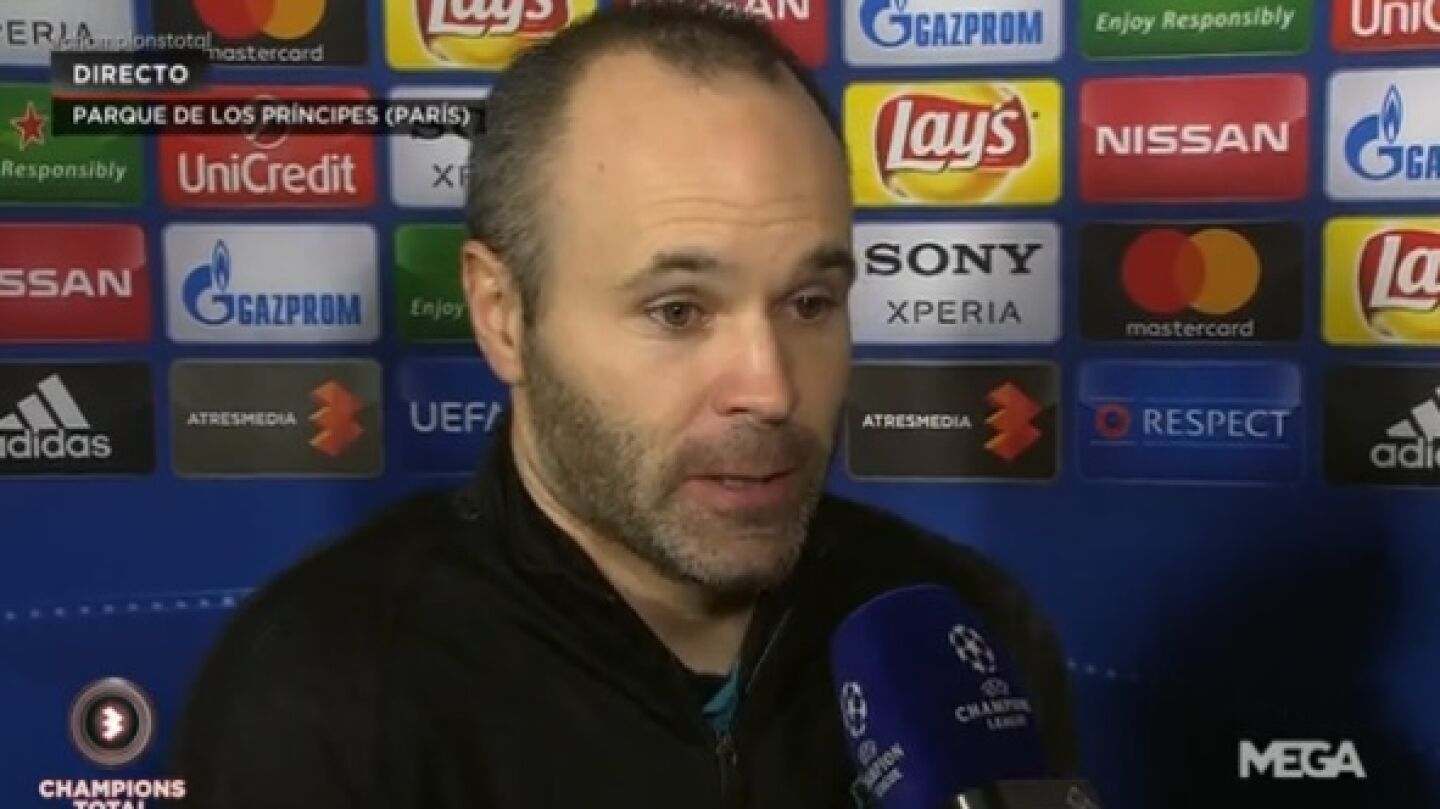 Andr&eacute;s Iniesta, capit&aacute;n del FC Barcelona