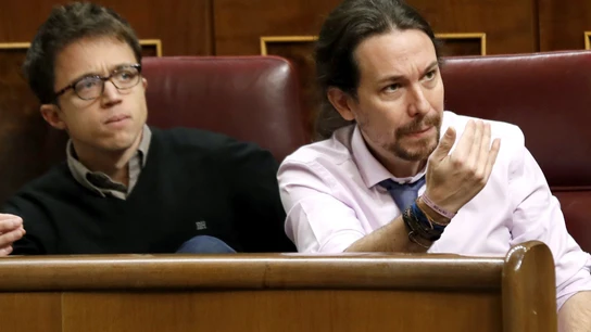 Pablo Iglesias en la sesión de control al Congreso Pablo Iglesias en la sesión de control al Congreso