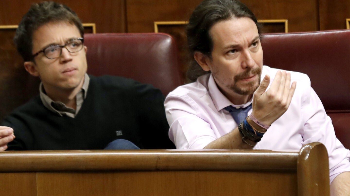 Pablo Iglesias en la sesi&oacute;n de control al Congreso