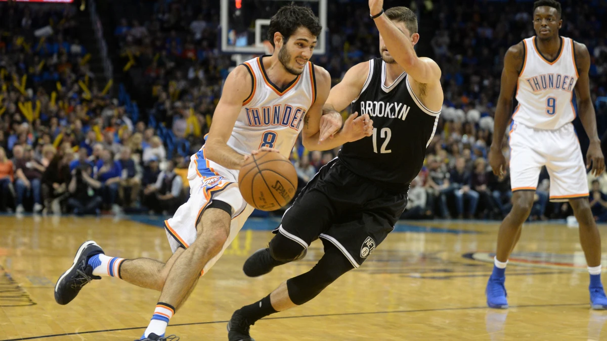 Abrines, en una acción con Oklahoma Abrines, en una acción con Oklahoma