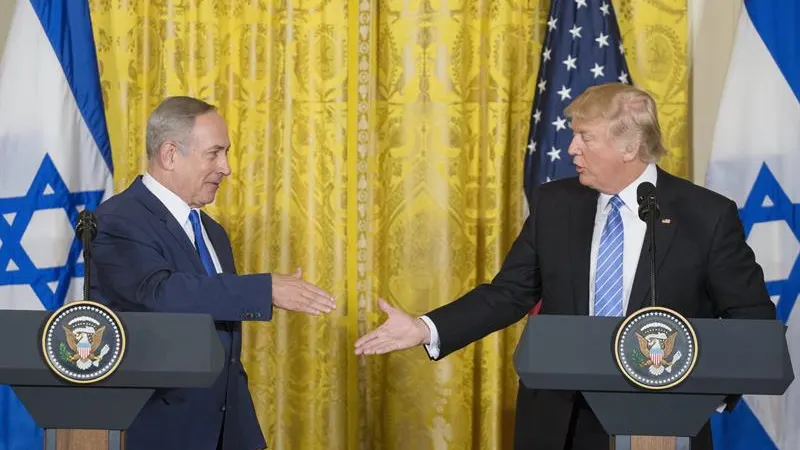 Benjamin Netanyahu y Donald Trump