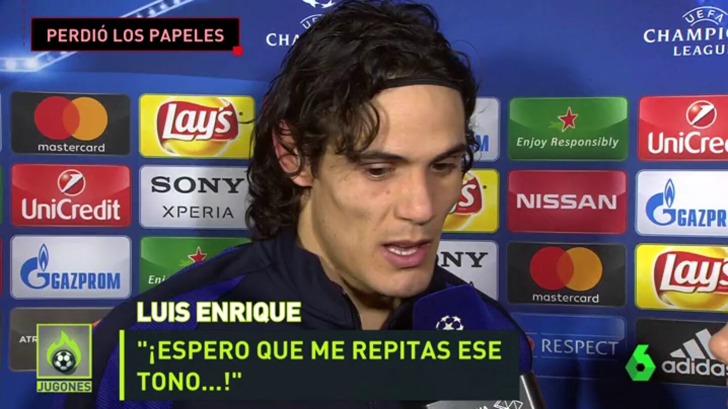 Frame 47.085677 de: As&iacute; perdi&oacute; los nervios Luis Enrique en zona mixta con un periodista
