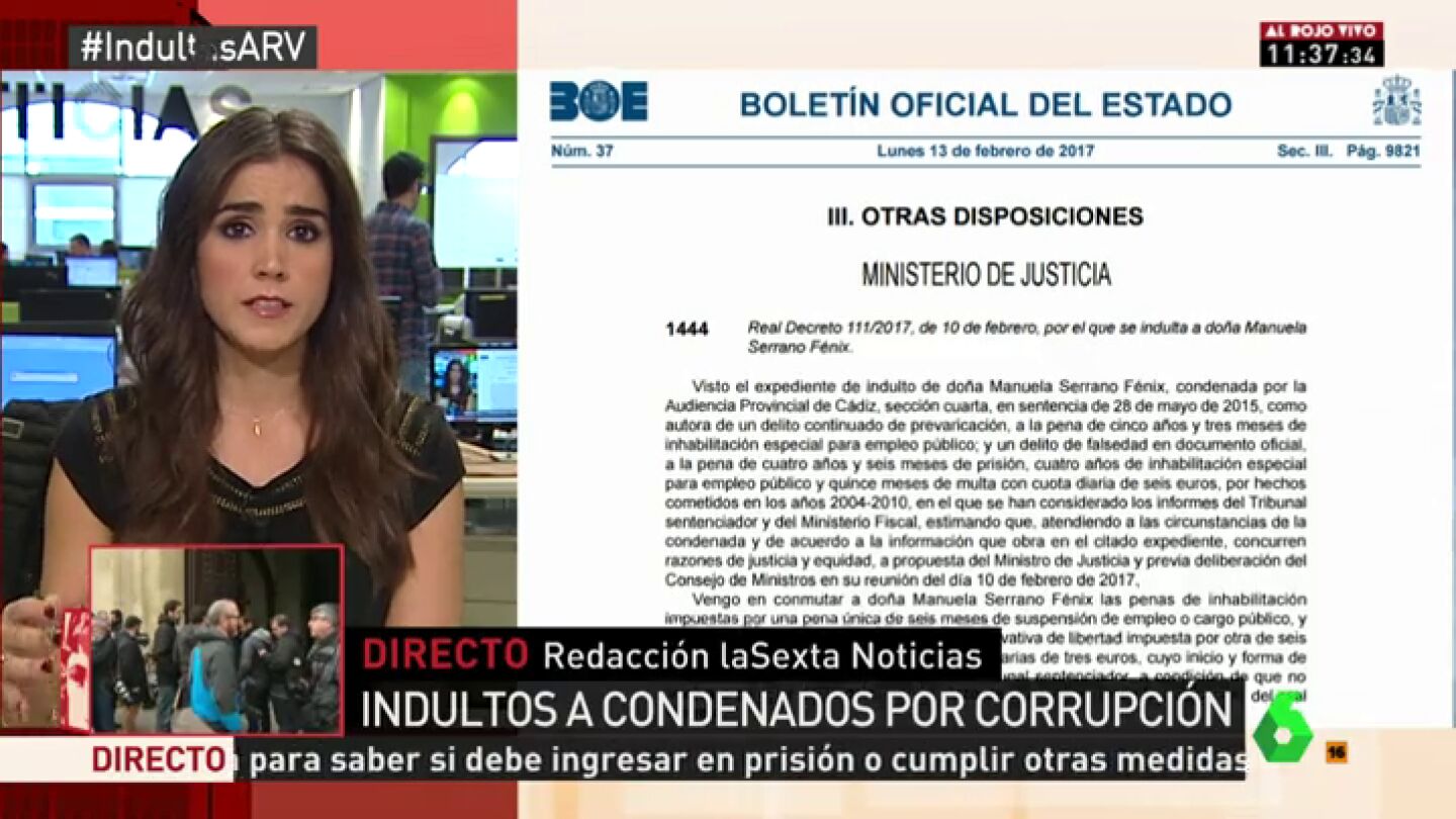 Indultos del Gobierno