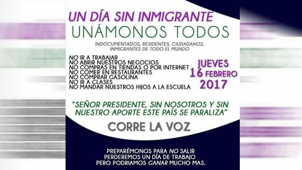 Un día sin inmigrantes