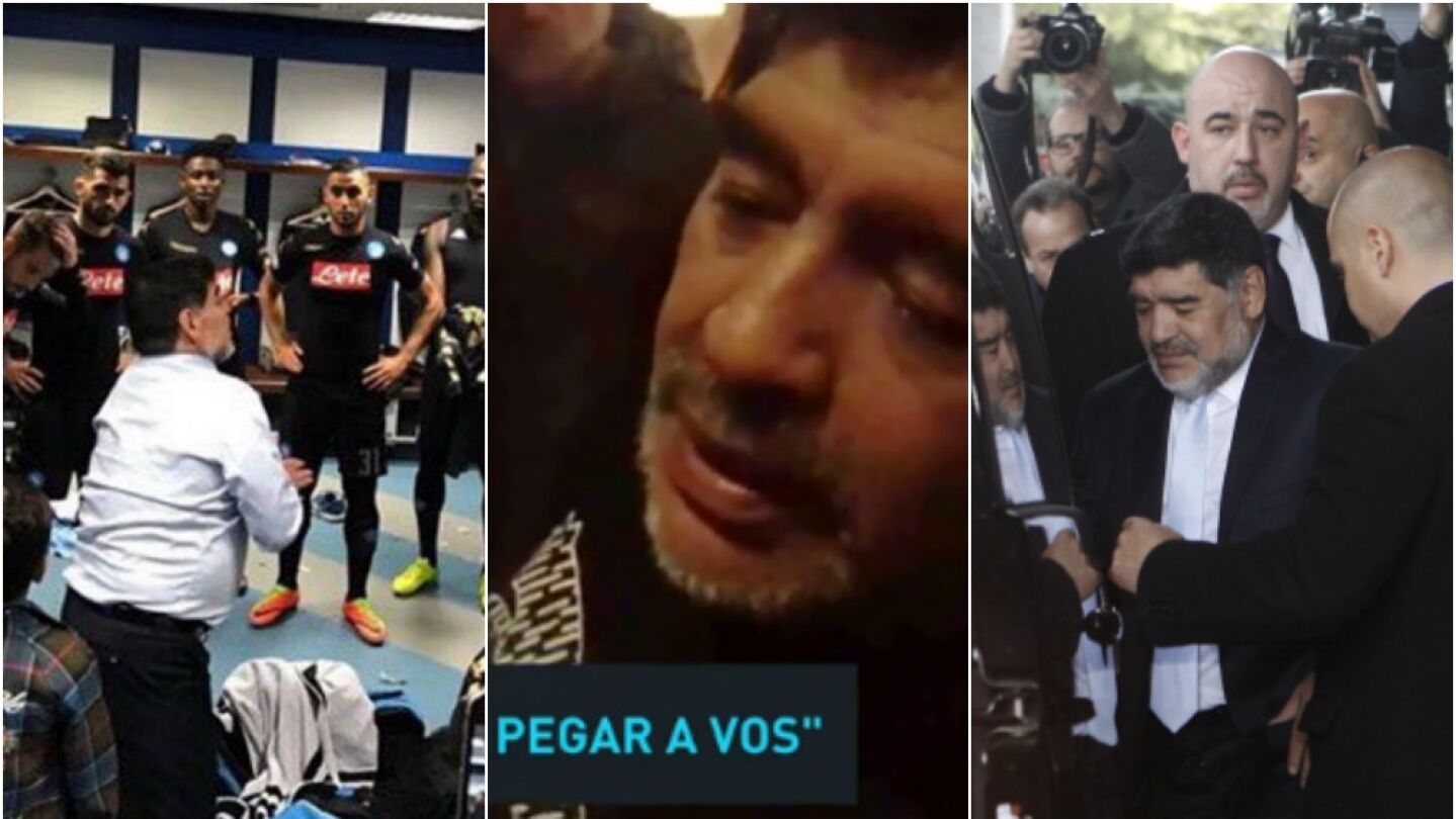 Maradona y su pol&eacute;mico periplo por Madrid