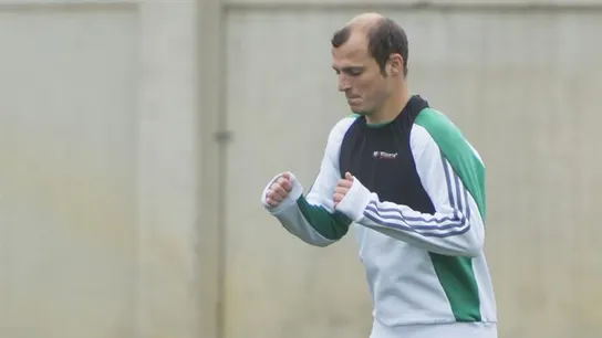 Zozulya entrenando Zozulya entrenando